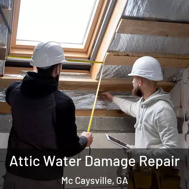  Attic Water Damage Repair Mc Caysville, GA
