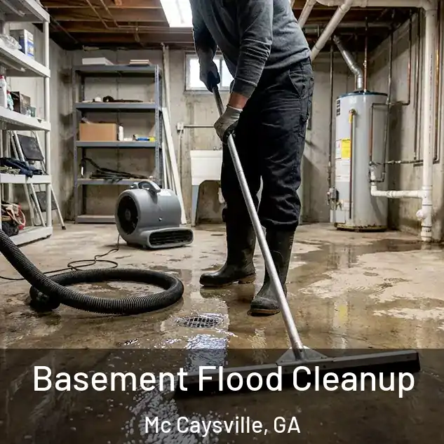  Basement Flood Cleanup Mc Caysville, GA