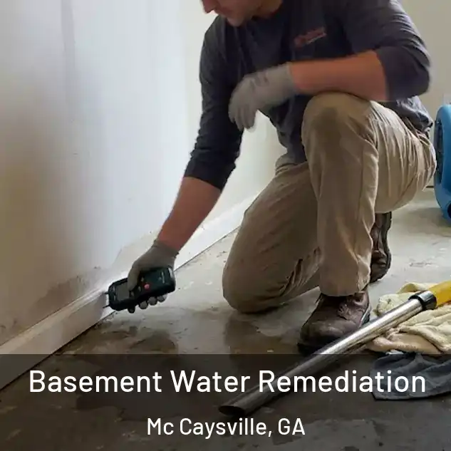  Basement Water Remediation Mc Caysville, GA