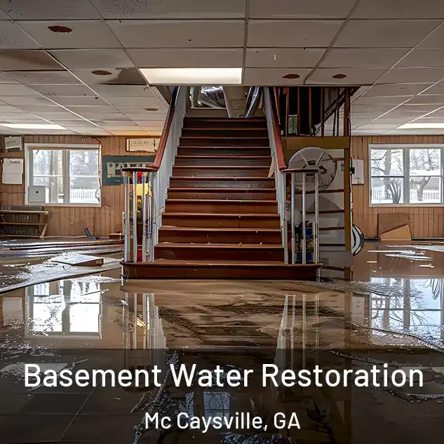  Basement Water Restoration Mc Caysville, GA