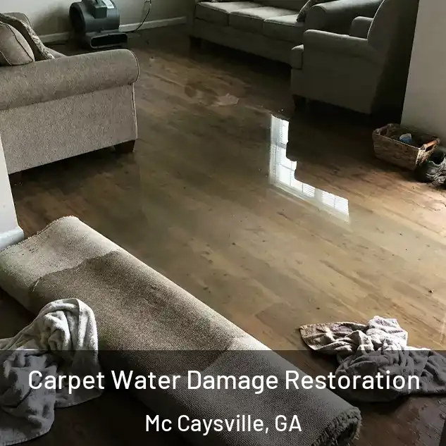  Carpet Water Damage Restoration Mc Caysville, GA