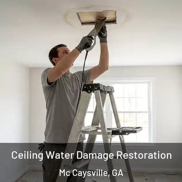  Ceiling Water Damage Restoration Mc Caysville, GA