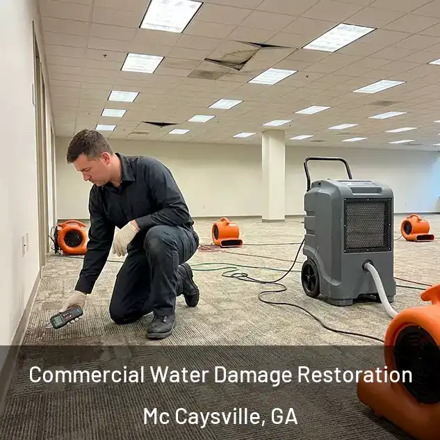  Commercial Water Damage Restoration Mc Caysville, GA