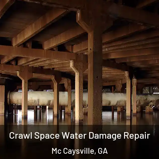  Crawl Space Water Damage Repair Mc Caysville, GA