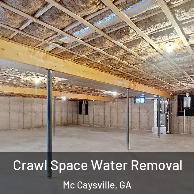  Crawl Space Water Removal Mc Caysville, GA