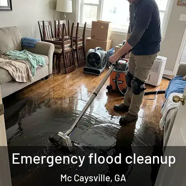  Emergency flood cleanup Mc Caysville, GA