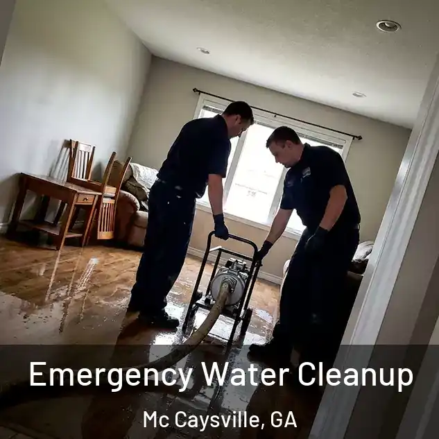  Emergency Water Cleanup Mc Caysville, GA