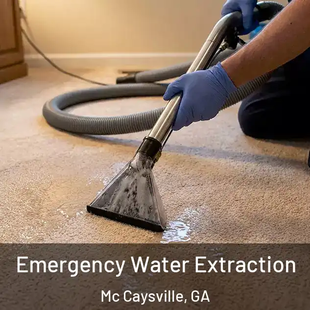  Emergency Water Extraction Mc Caysville, GA