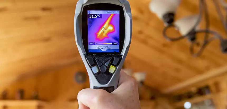 Infrared Camera Roof Leak Detection in Mc Caysville