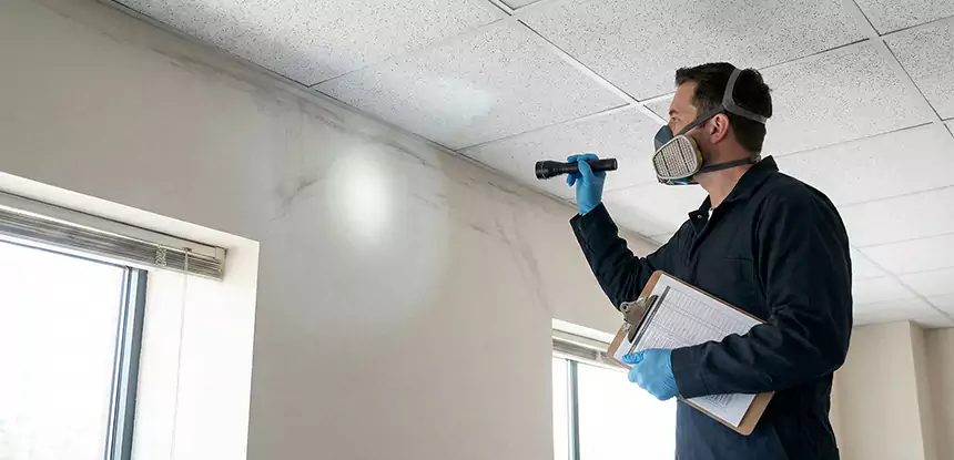 Ceiling Water Damage Inspection in Mc Caysville