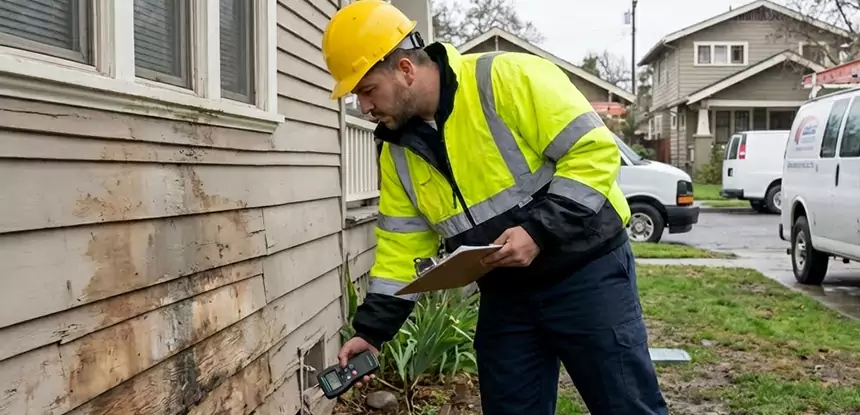 Water Damage Exterior Wall Mc Caysville