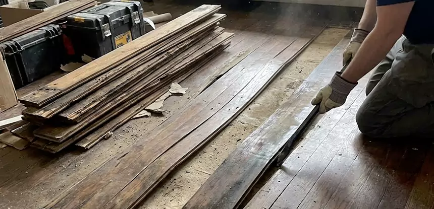 Wood Veneer Water Damage Repair Mc Caysville