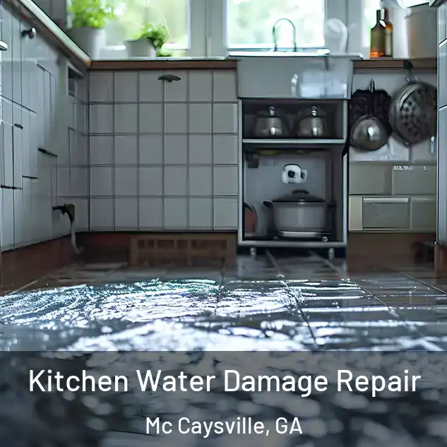  Kitchen Water Damage Repair Mc Caysville, GA