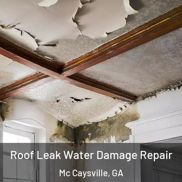  Roof Leak Water Damage Repair Mc Caysville, GA