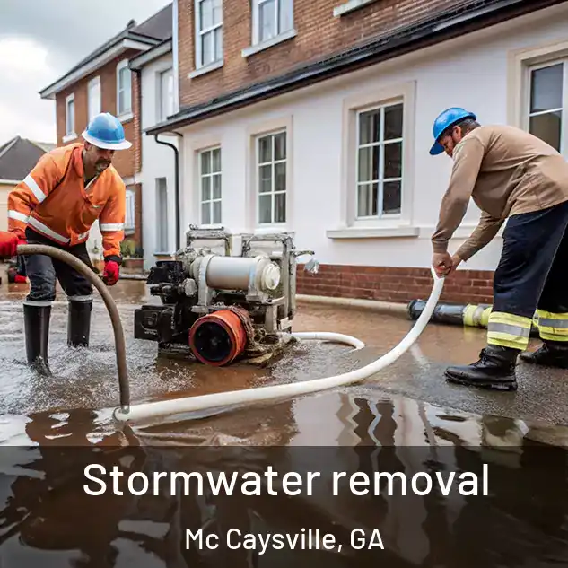  Stormwater removal Mc Caysville, GA