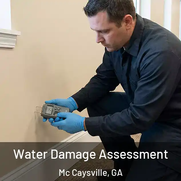  Water Damage Assessment Mc Caysville, GA