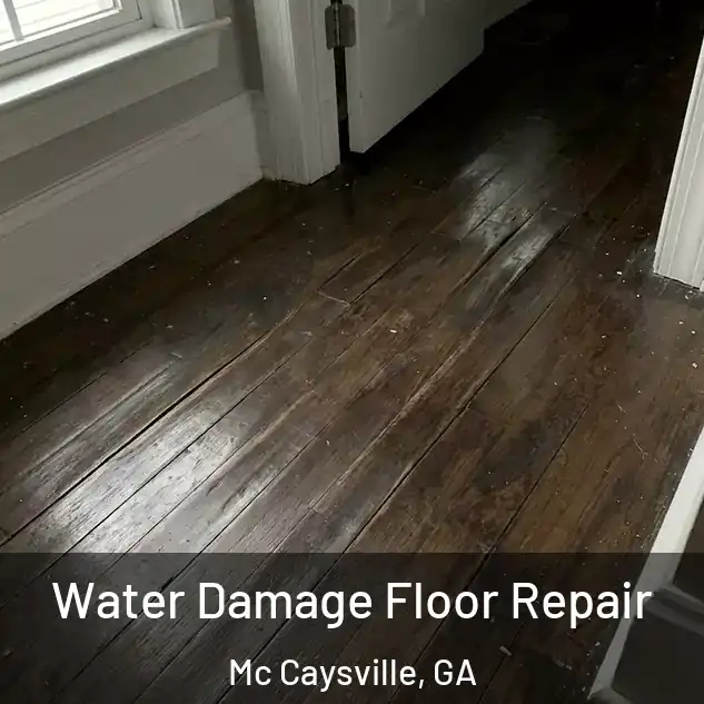  Water Damage Floor Repair Mc Caysville, GA