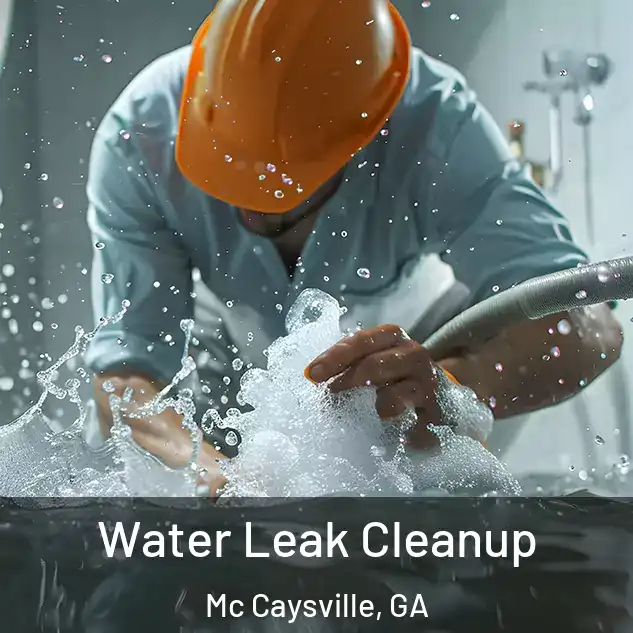  Water Leak Cleanup Mc Caysville, GA