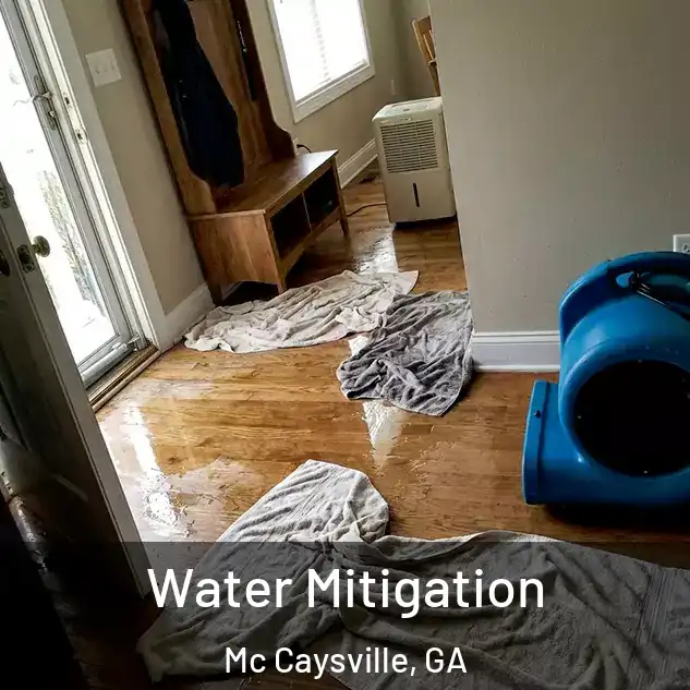  Water Mitigation Mc Caysville, GA