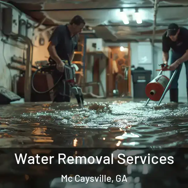  Water Removal Services Mc Caysville, GA
