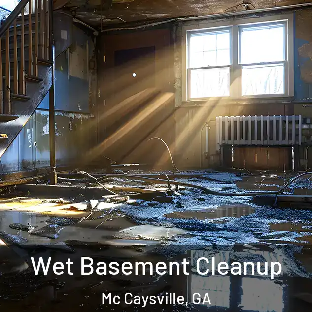  Wet Basement Cleanup Mc Caysville, GA