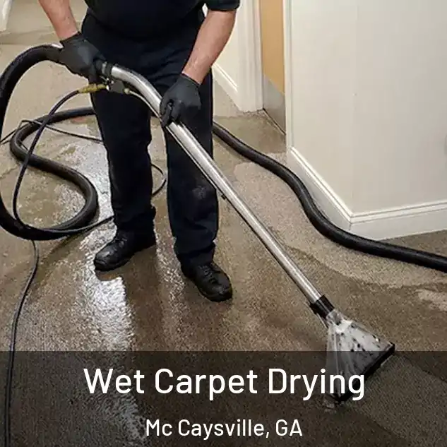  Wet Carpet Drying Mc Caysville, GA